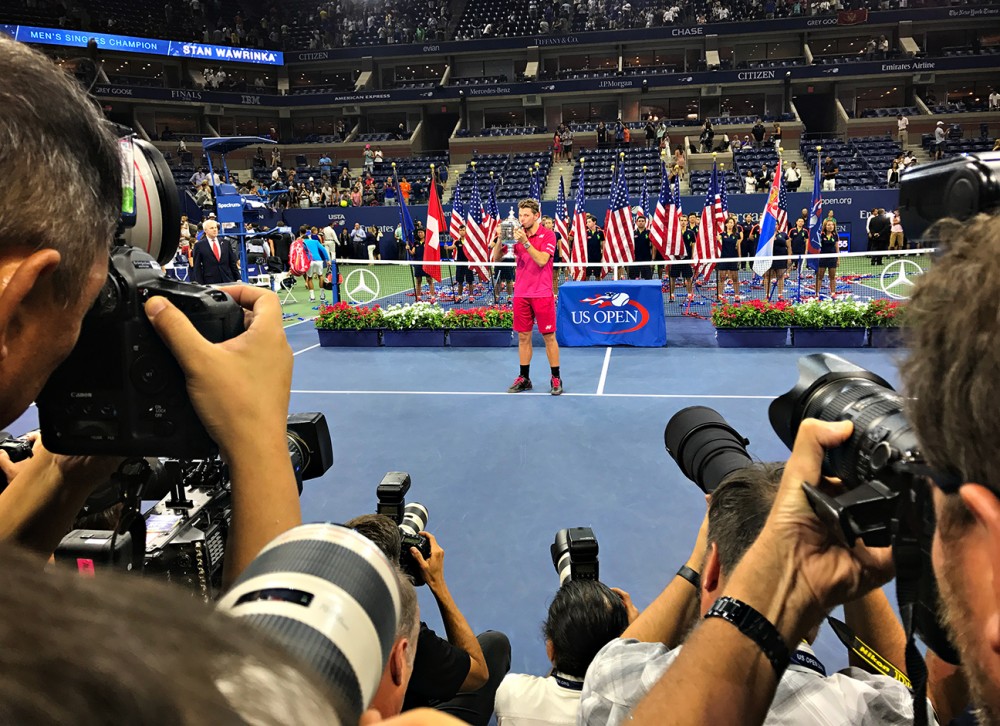 Ảnh chụp bằng iphone 7 plus tại giải tennis us open 2016 bởi landon nordeman - 22