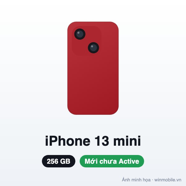 iPhone 13 mini - 256G - New chưa Active