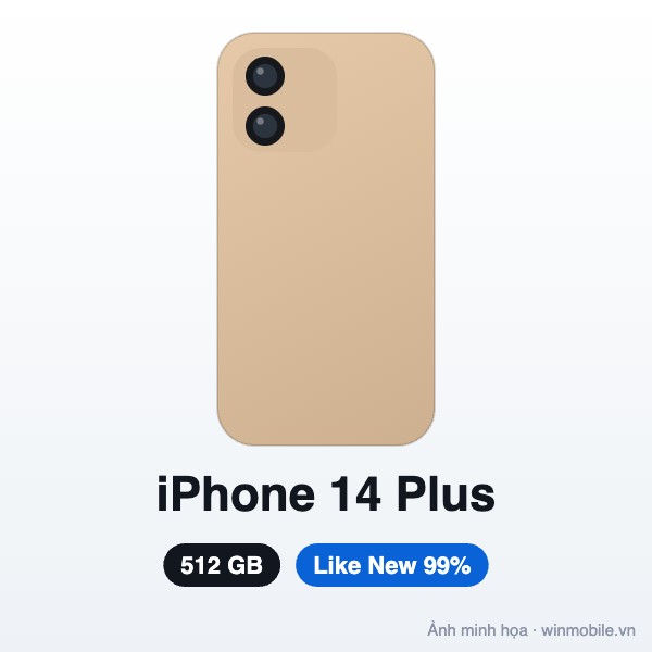 iPhone 14 Plus - 512G - Like New 99%