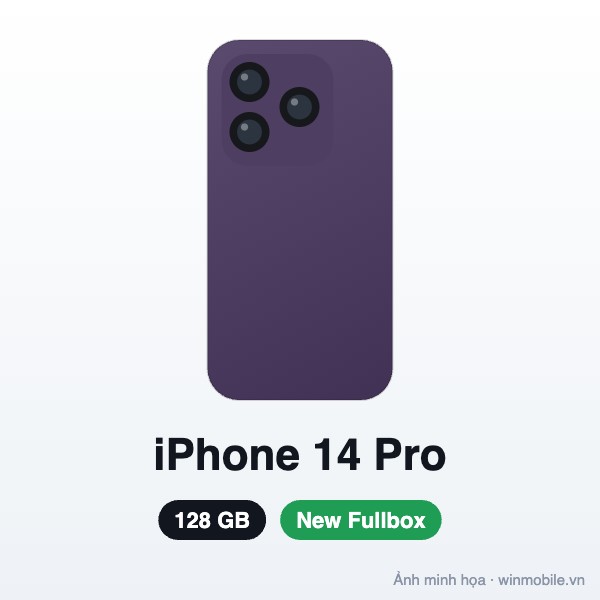 iPhone 14 Pro - 128G - New Fullbox