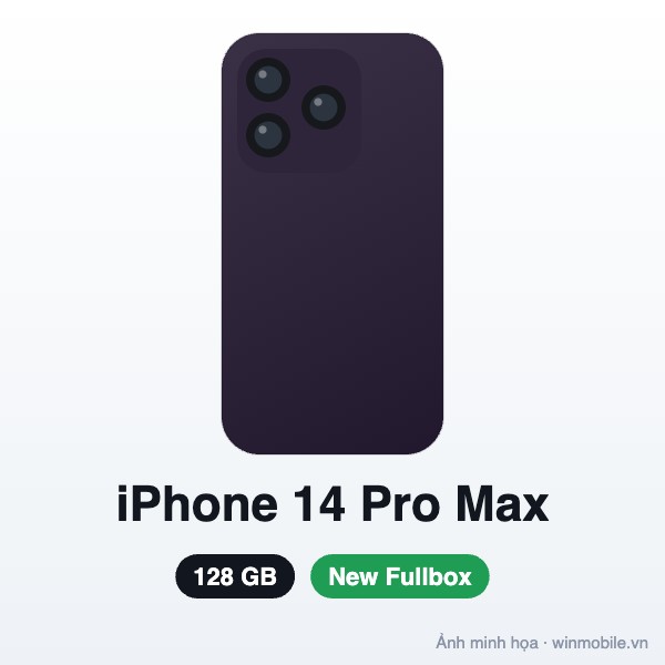 iPhone 14 Pro Max - 128G - New Fullbox