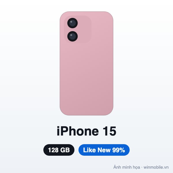 iPhone 15 - 128G - Like New 99%