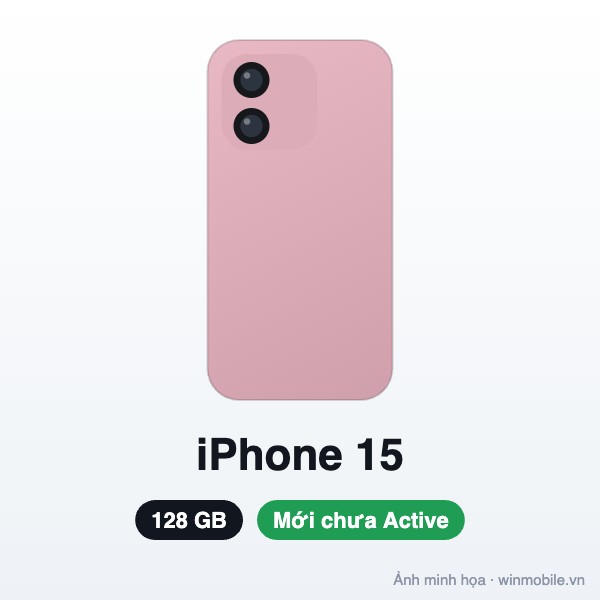 iPhone 15 - 128G - New chưa Active