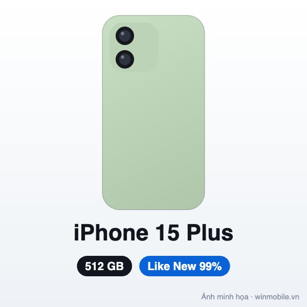iPhone 15 Plus - 512G - Like New 99%