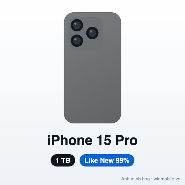 iPhone 15 Pro - 1TB - Like New 99%