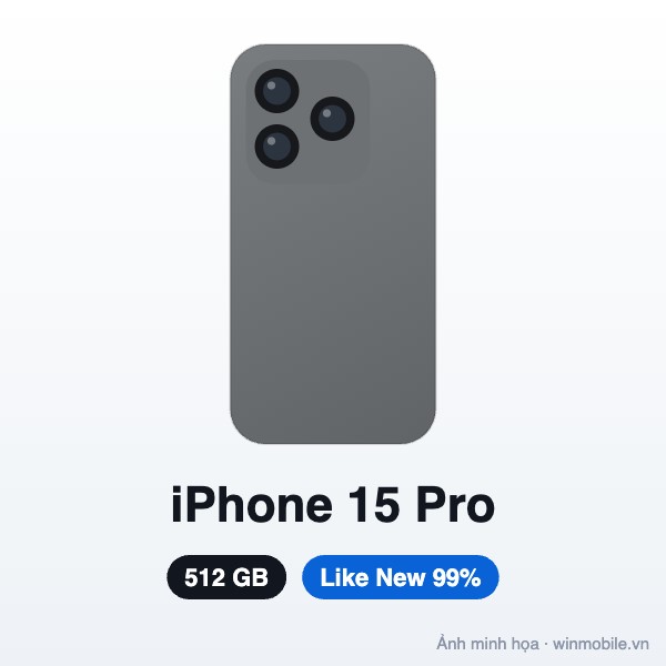 iPhone 15 Pro - 512G - Like New 99%