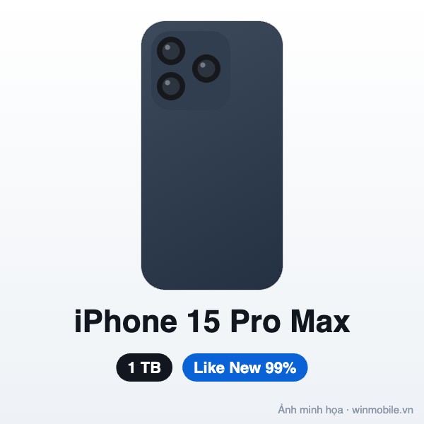 iPhone 15 Pro Max - 1TB - Like New 99%