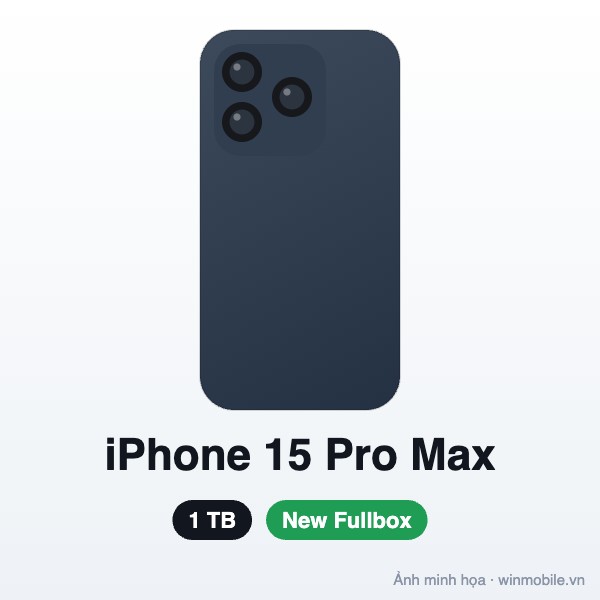 iPhone 15 Pro Max - 1TB - New Fullbox