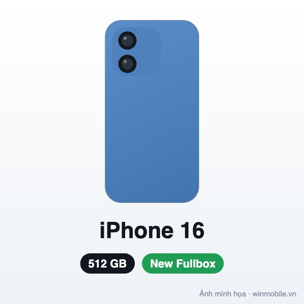 iPhone 16 - 512G - New Fullbox