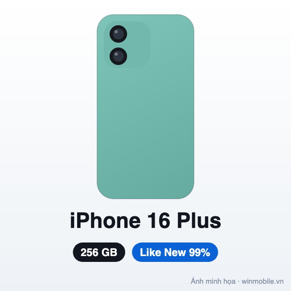 iPhone 16 Plus - 256G - Like New 99%