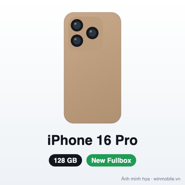 iPhone 16 Pro - 128G - New Fullbox