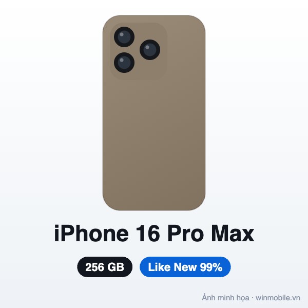 iPhone 16 Pro Max - 256G - Like New 99%