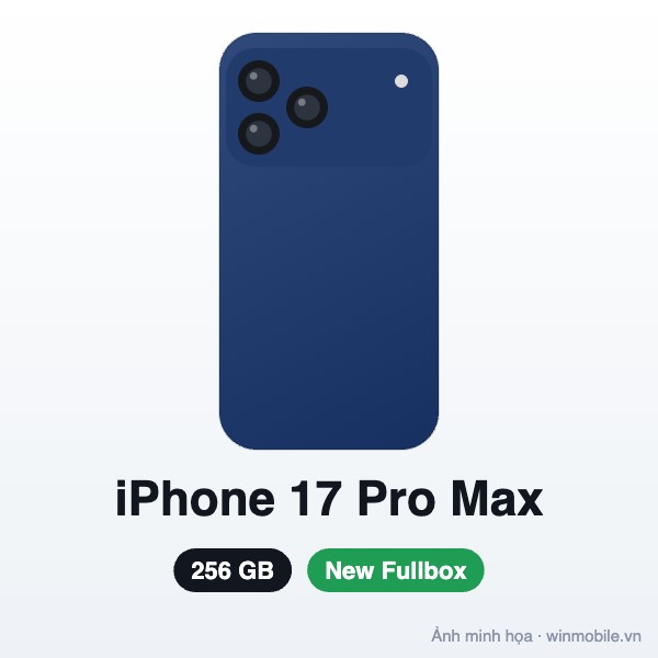 iPhone 17 Pro Max - 256G - New Fullbox
