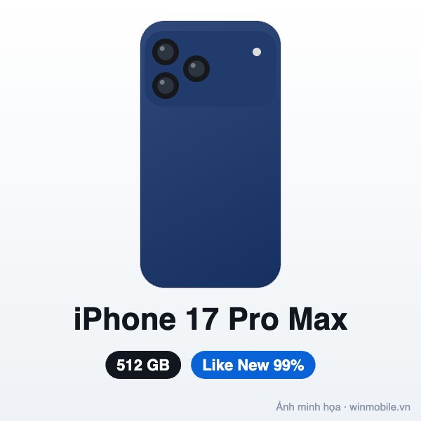 iPhone 17 Pro Max - 512G - Like New 99%