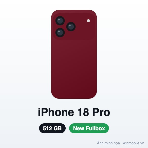 iPhone 18 Pro - 512G - New Fullbox