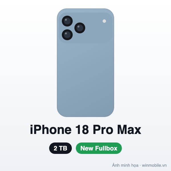 iPhone 18 Pro Max - 2TB - New Fullbox