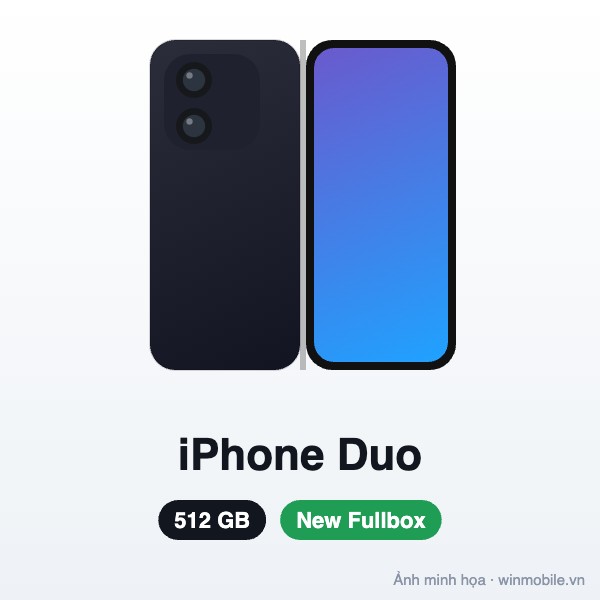 iPhone Duo - 512G - New Fullbox